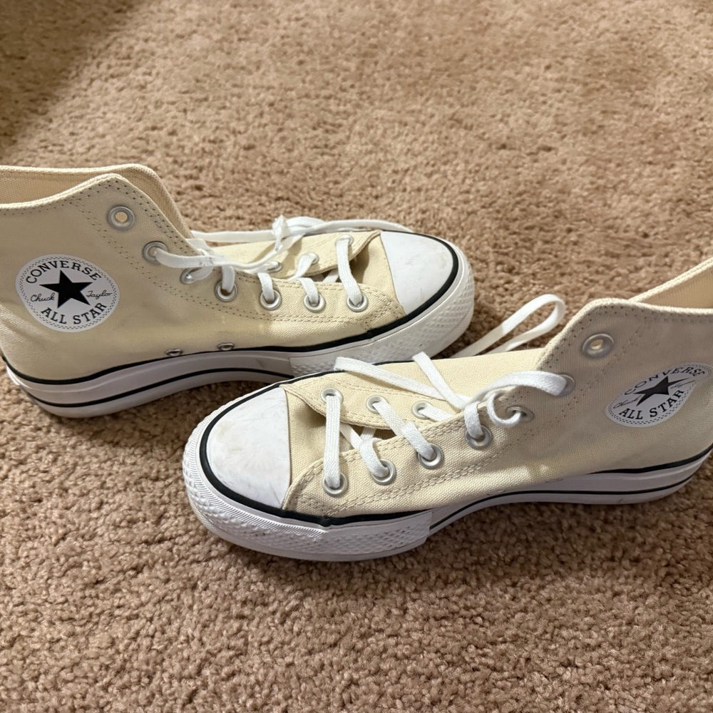 Converse platform High-Top Sneakers - Cream